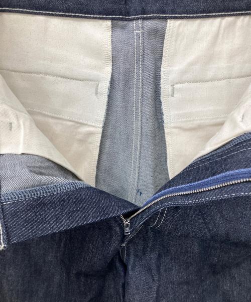 Graphpaper（グラフペーパー）Graphpaper (グラフペーパー) Selvage Denim Two Tuck Pants ブラック サイズ:1の古着・服飾アイテム