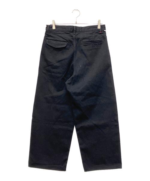 Graphpaper（グラフペーパー）Graphpaper (グラフペーパー) Selvage Denim Two Tuck Pants ブラック サイズ:1の古着・服飾アイテム