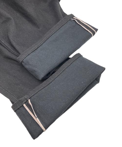Graphpaper（グラフペーパー）Graphpaper (グラフペーパー) Selvage Denim Two Tuck Pants ブラック サイズ:1の古着・服飾アイテム