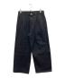 Graphpaper（グラフペーパー）の古着「Selvage Denim Two Tuck Pants」｜ブラック