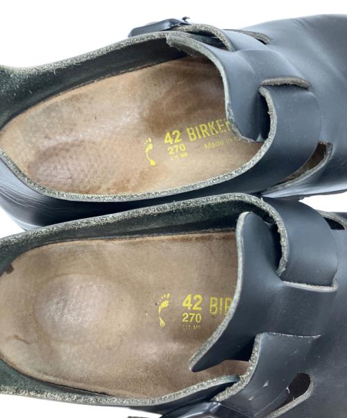 BIRKENSTOCK（ビルケンシュトック）BIRKENSTOCK (ビルケンシュトック) ロンドン ブラック サイズ:27 cmの古着・服飾アイテム
