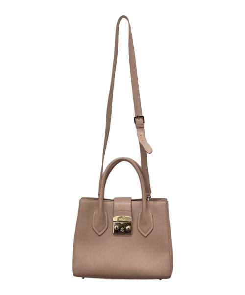 FURLA（フルラ）FURLA (フルラ) メトロポリス 2WAYバッグ ピンクの古着・服飾アイテム