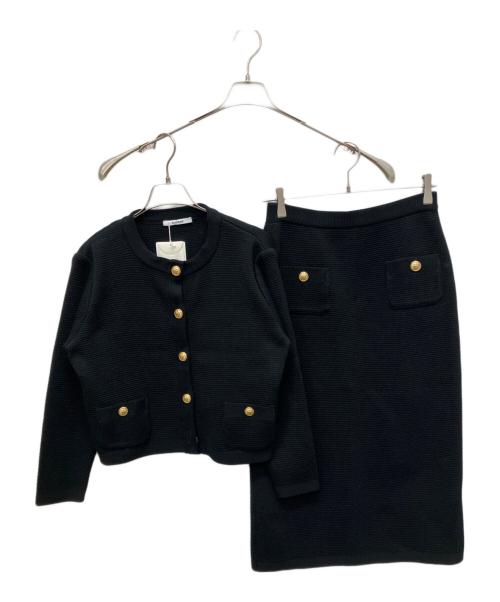 SLOANE（スローン）SLOANE (スローン) 金釦ニットセットアップ ブラック サイズ:Mの古着・服飾アイテム