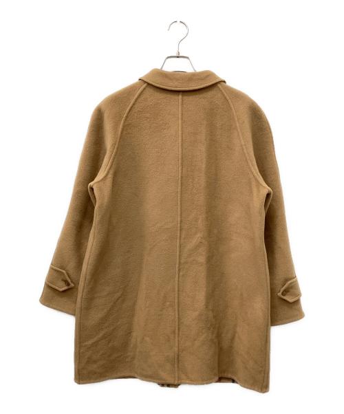 Burberry's（バーバリーズ）Burberry's (バーバリーズ) リバーシブルノヴァチェックステンカラーウールコート ベージュ サイズ:Lの古着・服飾アイテム