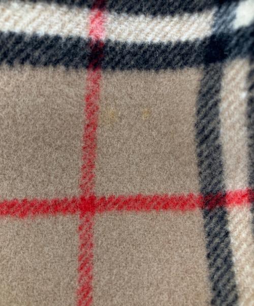 Burberry's（バーバリーズ）Burberry's (バーバリーズ) リバーシブルノヴァチェックステンカラーウールコート ベージュ サイズ:Lの古着・服飾アイテム
