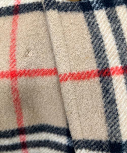 Burberry's（バーバリーズ）Burberry's (バーバリーズ) リバーシブルノヴァチェックステンカラーウールコート ベージュ サイズ:Lの古着・服飾アイテム