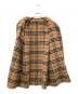 中古・古着 Burberry's (バーバリーズ) リバーシブルノヴァチェックステンカラーウールコート ベージュ サイズ:L：40000円
