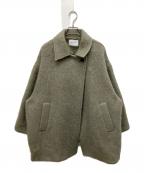 Adam et Ropeアダム エ ロペ）の古着「シャギーモヘヤミドルコート」｜オリーブ