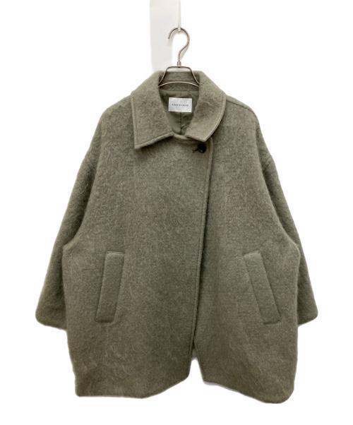 Adam et Rope（アダム エ ロペ）Adam et Rope (アダム エ ロペ) シャギーモヘヤミドルコート オリーブ サイズ:Freeの古着・服飾アイテム