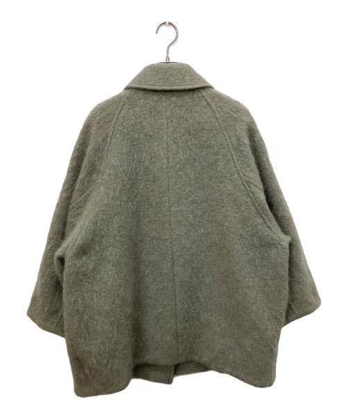 Adam et Rope（アダム エ ロペ）Adam et Rope (アダム エ ロペ) シャギーモヘヤミドルコート オリーブ サイズ:Freeの古着・服飾アイテム