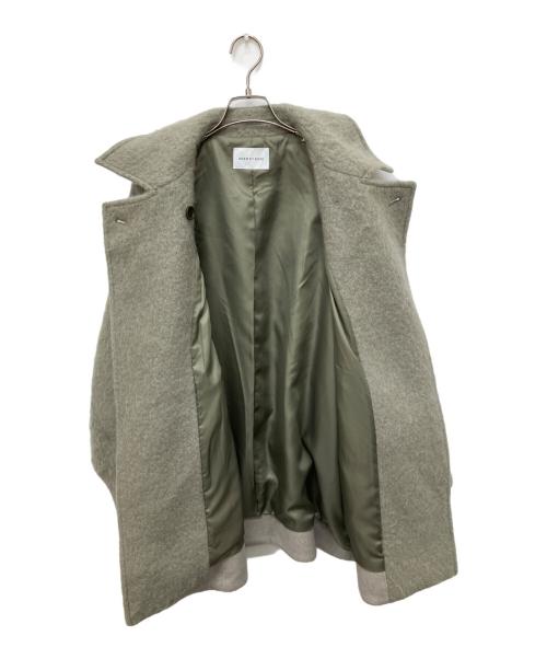 Adam et Rope（アダム エ ロペ）Adam et Rope (アダム エ ロペ) シャギーモヘヤミドルコート オリーブ サイズ:Freeの古着・服飾アイテム