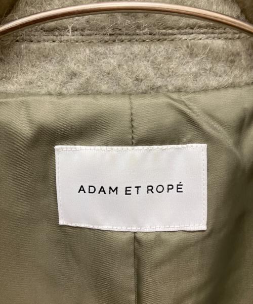 Adam et Rope（アダム エ ロペ）Adam et Rope (アダム エ ロペ) シャギーモヘヤミドルコート オリーブ サイズ:Freeの古着・服飾アイテム