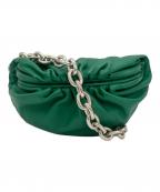 BOTTEGA VENETAボッテガベネタ）の古着「The Chain Pouch Bag」｜グリーン