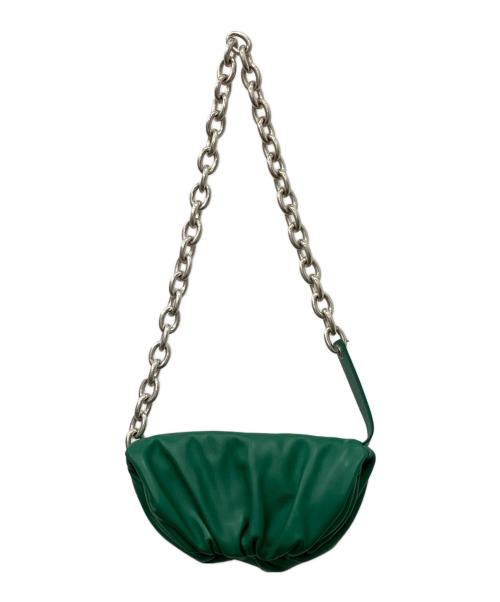 BOTTEGA VENETA（ボッテガベネタ）BOTTEGA VENETA (ボッテガベネタ) The Chain Pouch Bag グリーンの古着・服飾アイテム