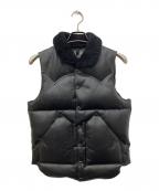 RockyMountainFeatherBedロッキーマウンテンフェザーベッド）の古着「オールレザークリスティベスト」｜ブラック