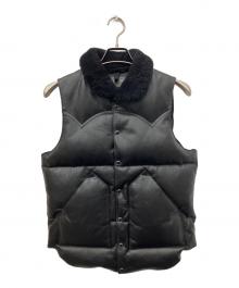 RockyMountainFeatherBed（ロッキーマウンテンフェザーベッド）の古着「オールレザークリスティベスト」｜ブラック