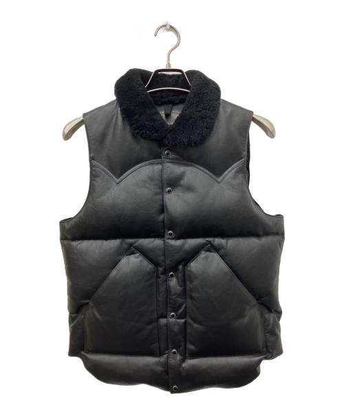 RockyMountainFeatherBed（ロッキーマウンテンフェザーベッド）RockyMountainFeatherBed (ロッキーマウンテンフェザーベッド) オールレザークリスティベスト ブラック サイズ:36の古着・服飾アイテム