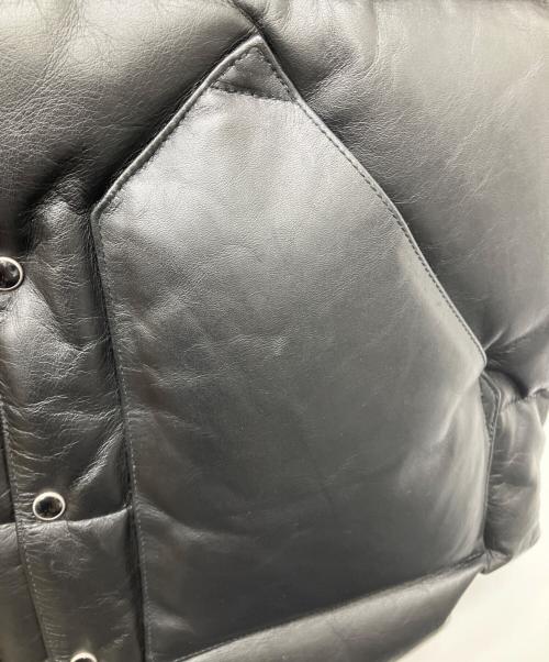 RockyMountainFeatherBed（ロッキーマウンテンフェザーベッド）RockyMountainFeatherBed (ロッキーマウンテンフェザーベッド) オールレザークリスティベスト ブラック サイズ:36の古着・服飾アイテム