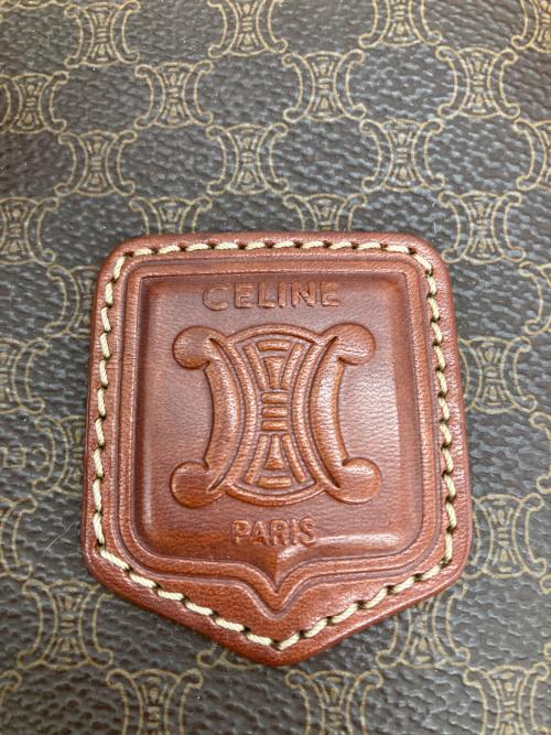 CELINE（セリーヌ）CELINE (セリーヌ) マカダムハンドバッグ ブラウンの古着・服飾アイテム