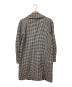 MARC JACOBS (マークジェイコブス) 千鳥格子柄ステンカラーコート ベージュ×ブラック サイズ:44：6000円