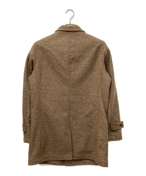 JOSEPH HOMME（ジョゼフ オム）JOSEPH HOMME (ジョゼフ オム) メルトンジャージー ウールコート ブラウン サイズ:M 未使用品の古着・服飾アイテム