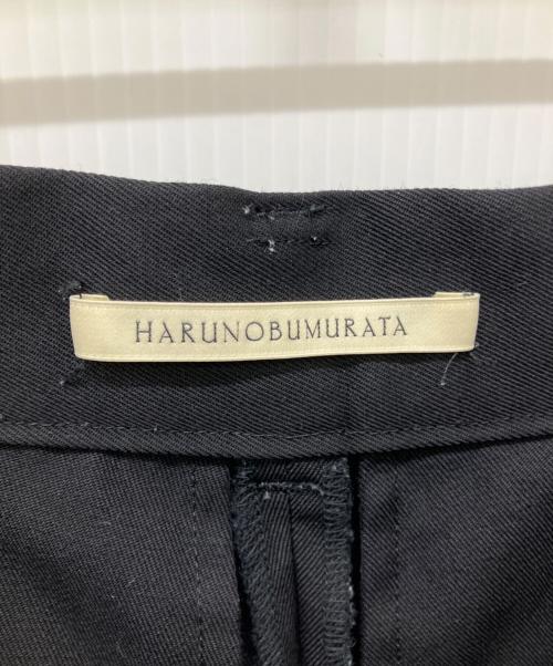 HARUNOBUMURATA（ハルノブ ムラタ）HARUNOBUMURATA (ハルノブ ムラタ) ウールワイドタックパンツ ブラック サイズ:34の古着・服飾アイテム