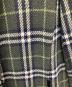 中古・古着 BURBERRY LONDON (バーバリーロンドン) ノヴァチェックステンカラーウールコート グリーン サイズ:M：9000円