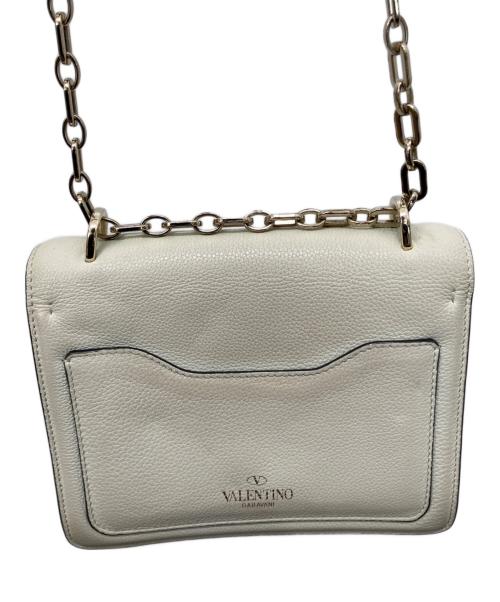 VALENTINO GARAVANI（ヴァレンティノ・ガラヴァーニ）VALENTINO GARAVANI (ヴァレンティノ・ガラヴァーニ) Uptown Shoulder Bag Small ベージュの古着・服飾アイテム