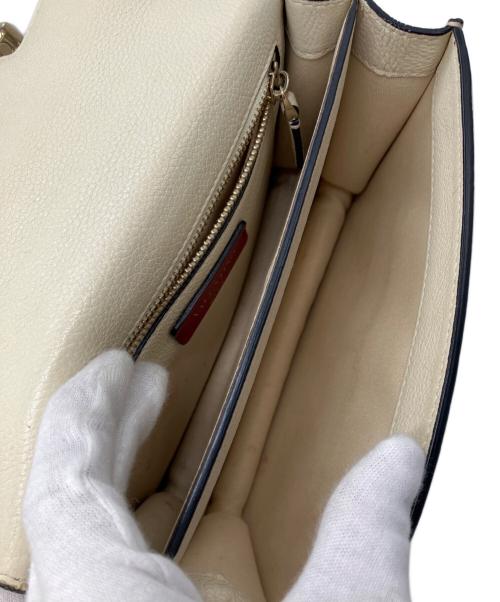VALENTINO GARAVANI（ヴァレンティノ・ガラヴァーニ）VALENTINO GARAVANI (ヴァレンティノ・ガラヴァーニ) Uptown Shoulder Bag Small ベージュの古着・服飾アイテム