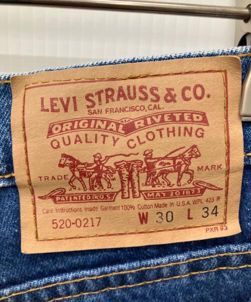 LEVI'S（リーバイス）LEVI'S (リーバイス) USA 94年製 520デニムパンツ インディゴ サイズ:W30 L34の古着・服飾アイテム