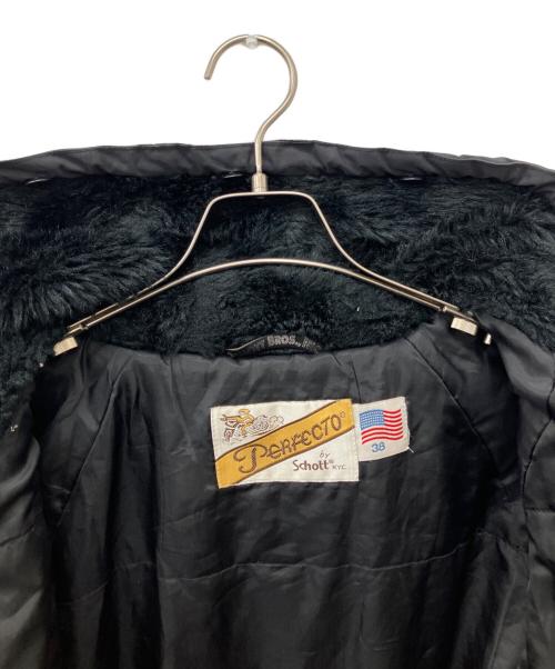 Schott（ショット）Schott (ショット) N-2Bジャケット ブラック サイズ:38の古着・服飾アイテム