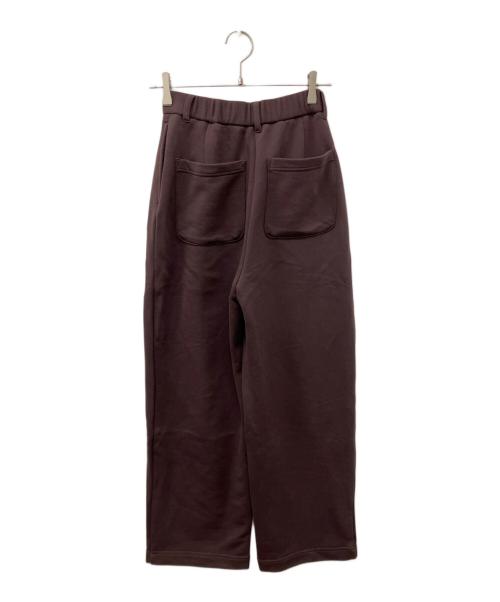 CLANE（クラネ）CLANE (クラネ) TWO TUCK SWEAT PANTS ワインレッド サイズ:Sの古着・服飾アイテム