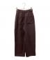 CLANE (クラネ) TWO TUCK SWEAT PANTS ワインレッド サイズ:S：4000円