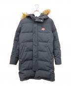 DANTONダントン）の古着「ファー付きダウンコート」｜ネイビー