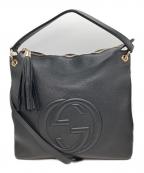GUCCIグッチ）の古着「ソーホー インターロッキングG 2WAYショルダーバッグ」｜ブラック