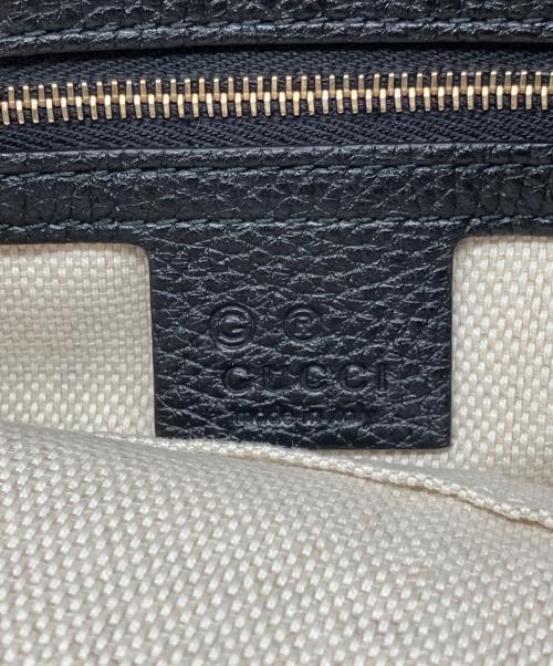 GUCCI（グッチ）GUCCI (グッチ) ソーホー インターロッキングG 2WAYショルダーバッグ ブラックの古着・服飾アイテム