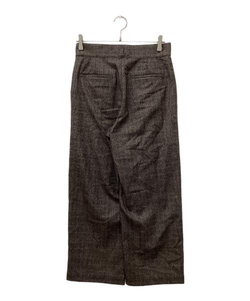 Pal'las Palace（パラスパレス）PAL'LAS PALACE (パラスパレス) ウールチェックスラックス ブラウン サイズ:3の古着・服飾アイテム
