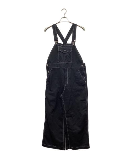 Dickies（ディッキーズ）Dickies (ディッキーズ) stussy (ステューシー) オーバーオール ブラック サイズ:Mの古着・服飾アイテム