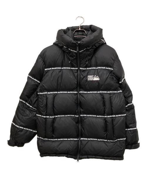 FIRST DOWN（ファーストダウン）FIRST DOWN (ファーストダウン) ダウンジャケット ブラック サイズ:Mの古着・服飾アイテム