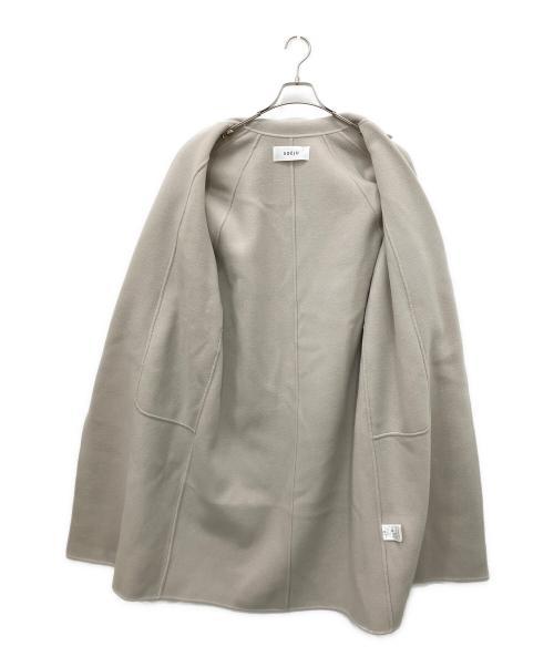 SOEJU（ソージュ）SOEJU (ソージュ) ウールリバーローブコート ベージュ サイズ:Sの古着・服飾アイテム