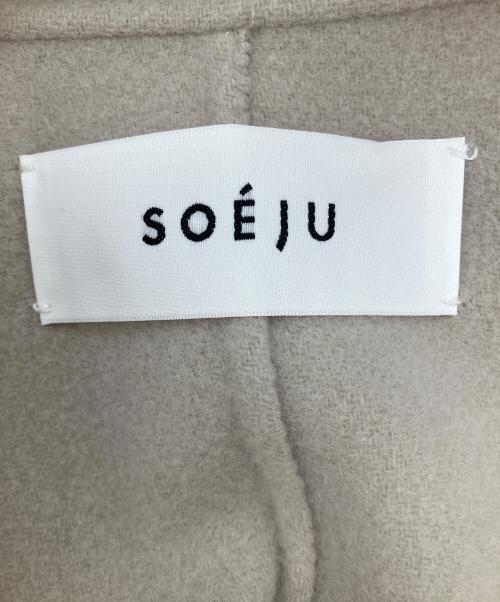 SOEJU（ソージュ）SOEJU (ソージュ) ウールリバーローブコート ベージュ サイズ:Sの古着・服飾アイテム
