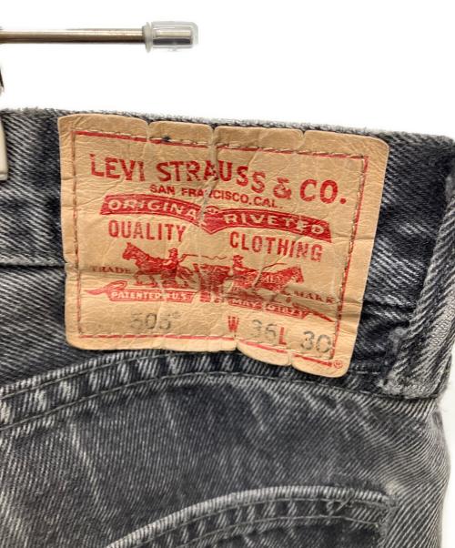 LEVI'S（リーバイス）LEVI'S (リーバイス) 505デニムパンツ ブラック サイズ:W36 L30の古着・服飾アイテム