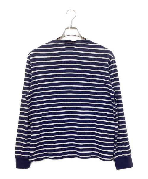 POLO RALPH LAUREN（ポロ・ラルフローレン）POLO RALPH LAUREN (ポロ・ラルフローレン) ボーダーカットソー ネイビー サイズ:Lの古着・服飾アイテム