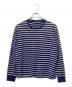 POLO RALPH LAUREN（ポロ・ラルフローレン）の古着「ボーダーカットソー」｜ネイビー