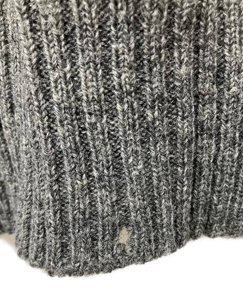 POLO RALPH LAUREN（ポロ・ラルフローレン）POLO RALPH LAUREN (ポロ・ラルフローレン) クルーネックウールニット グレー サイズ:Mの古着・服飾アイテム