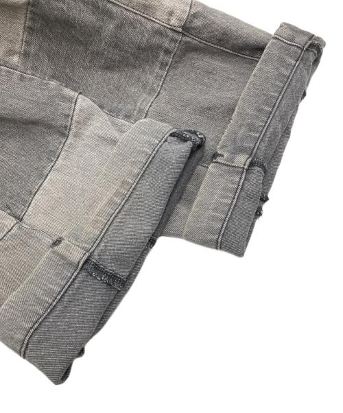 BELPER（ベルパー）BELPER (ベルパー) PATCHWORK DENIM PANTS ブラック サイズ:2の古着・服飾アイテム