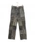 BELPER（ベルパー）の古着「PATCHWORK DENIM PANTS」｜ブラック