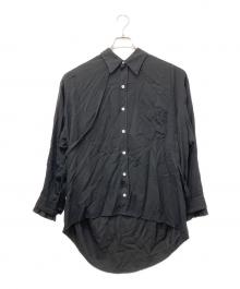 sulvam（サルバム）の古着「25SS String Over Shirt」｜ブラック