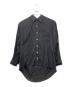 sulvam（サルバム）の古着「25SS String Over Shirt」｜ブラック