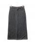 tricot COMME des GARCONS（トリココムデギャルソン）の古着「00AW ウールステッチロングスカート」｜ブラック